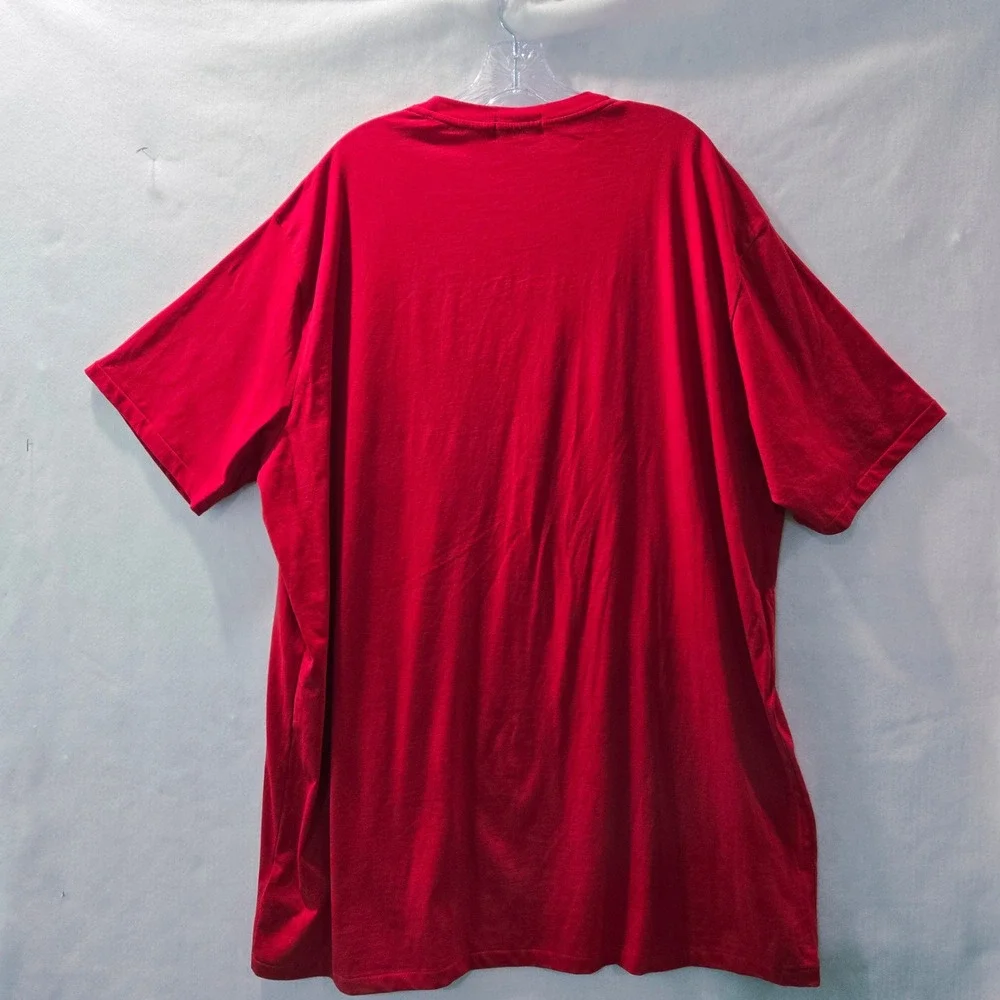 Polo Ralph Lauren 2XLT T-Shirt Red Multi Color Block Graphic Logo Tee Tall #1080